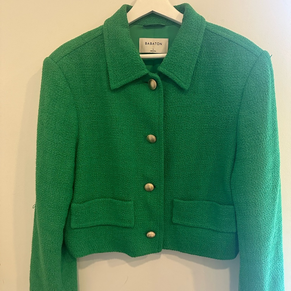 Aritzia Babaton Vibrant Green Blazer